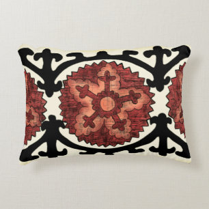 Suzani Style Decorative Floral Pattern Decorative Cushion