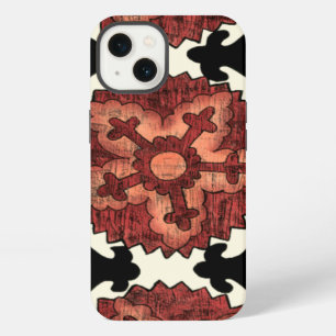 Suzani Style Decorative Floral Pattern iPhone 13 Case