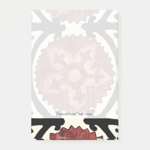 Suzani Style Decorative Floral Pattern Post-it Notes