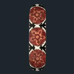Suzani Style Decorative Floral Pattern Skateboard<br><div class="desc">This decorative floral design by Chariklia Zarris is made to mimic suzani style tapestry. These tribal textiles originate from Central Asia and trace their ancestry back to the 15th century. Own a piece of history by purchasing this pattern!</div>