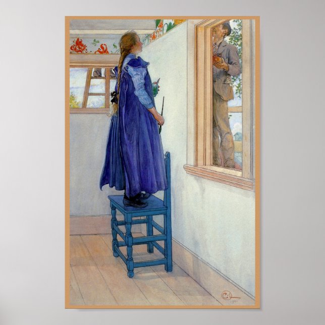 Suzanne Decorative Painting on Wall Poster (Front)