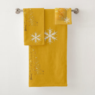 SUZANNE ELIZABETH CHRISTMAS COLLECTION BATH TOWEL SET