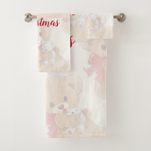 Suzanne Elizabeth Christmas Collection - Bath Towel Set (Insitu)