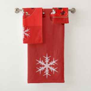 SUZANNE ELIZABETH CHRISTMAS COLLECTION BATH TOWEL SET