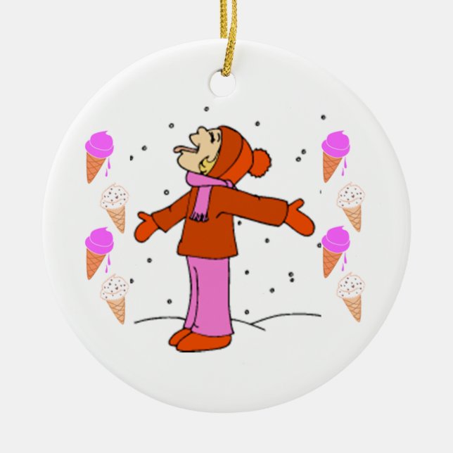 SUZANNE ELIZABETH CHRISTMAS COLLECTION CERAMIC TREE DECORATION (Front)