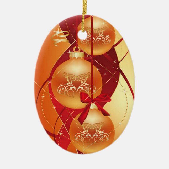 SUZANNE ELIZABETH CHRISTMAS COLLECTION CERAMIC TREE DECORATION (Front)