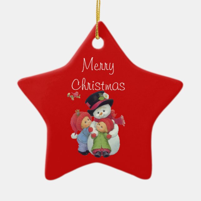 Suzanne Elizabeth Christmas Collection - Ceramic Tree Decoration (Front)