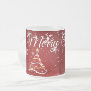 Suzanne Elizabeth Christmas Collection - Frosted Glass Coffee Mug