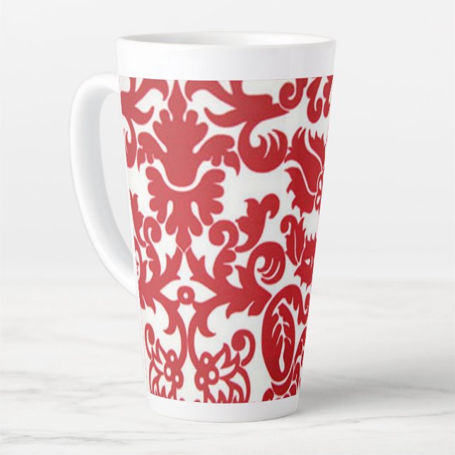 Suzanne Elizabeth Christmas Collection Latte Mug (Left Angle)