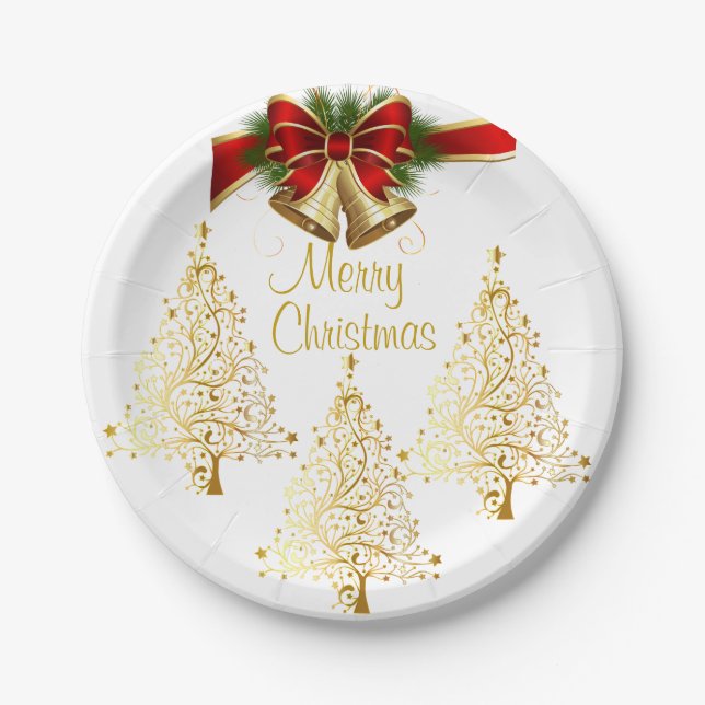 Suzanne Elizabeth Christmas Collection Paper Plate (Front)