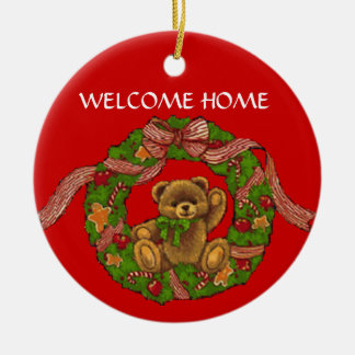  Welcome  Home  Christmas Tree Decorations  Baubles Zazzle 