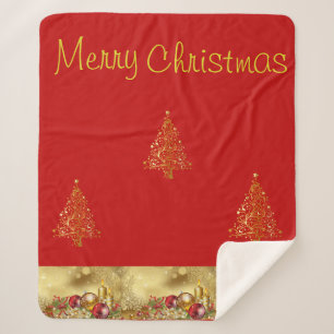 Suzanne Elizabeth Christmas Collection - Sherpa Blanket