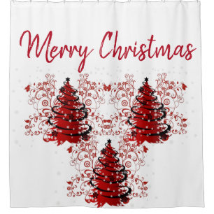 SUZANNE ELIZABETH CHRISTMAS COLLECTION SHOWER CURTAIN