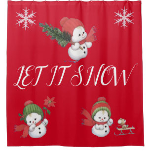 SUZANNE ELIZABETH CHRISTMAS COLLECTION - SHOWER CURTAIN