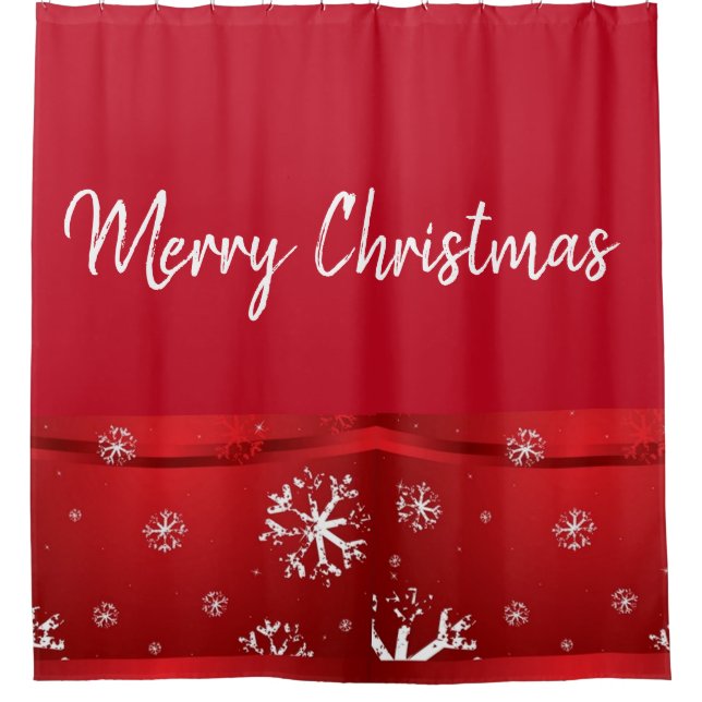 SUZANNE ELIZABETH CHRISTMAS COLLECTION - SHOWER CURTAIN (Front)