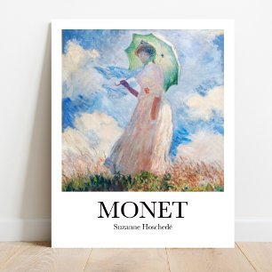 Suzanne Hoschedé by Claude Monet Poster