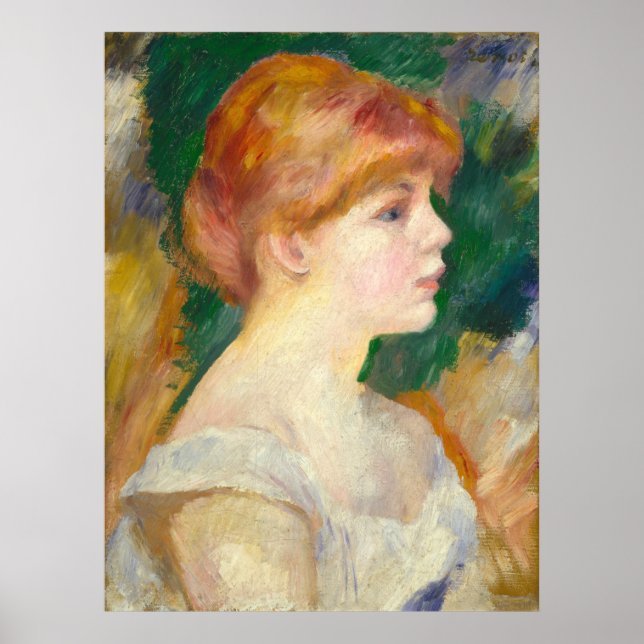 Suzanne Valadon - Auguste Renoir Fine Art Poster (Front)