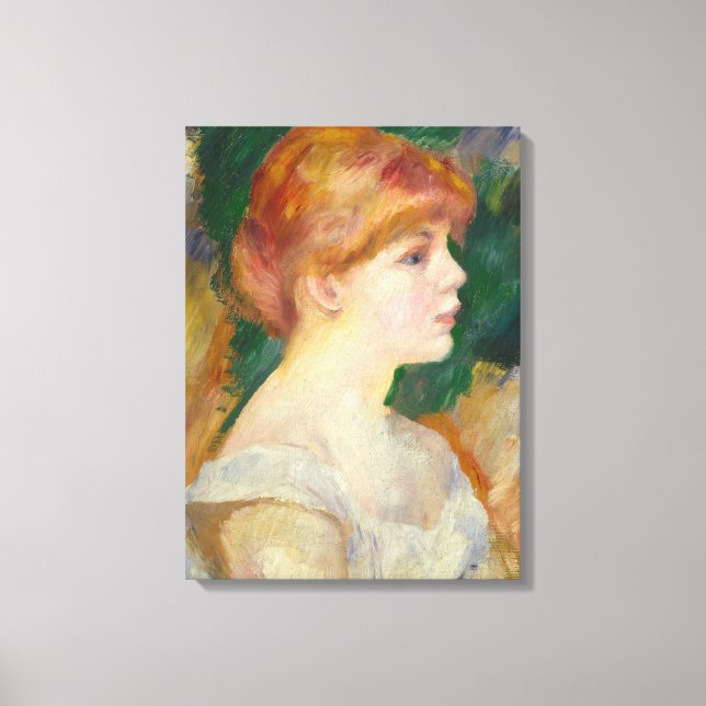 Suzanne Valadon, c.1885 (oil on canvas) Canvas Print (Front)