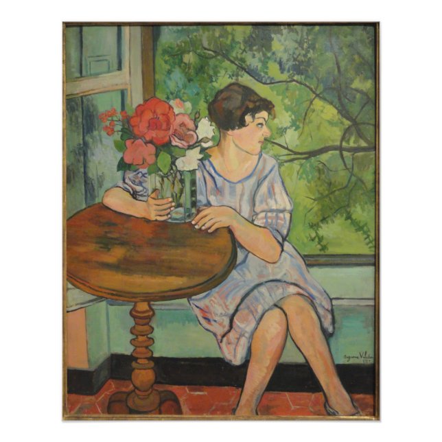 Suzanne Valadon Young Girl in Front of a Window Photo Print (Front)