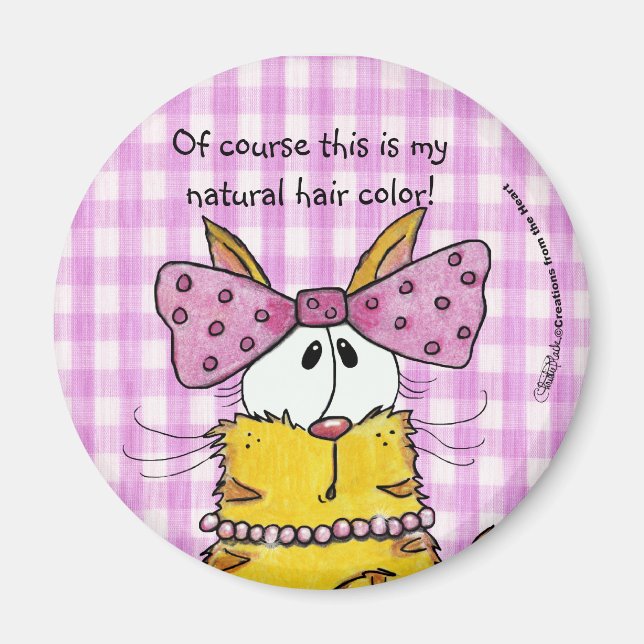 Suzette-Dainty Kitty Magnet (Front)