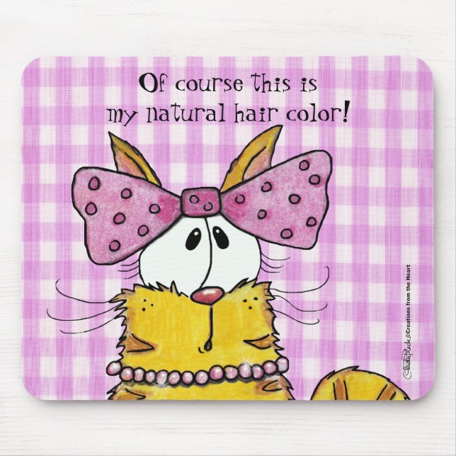 Suzette-Dainty Kitty Mouse Mat (Front)