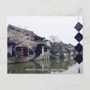 Suzhou Township/Spring Greetings from China Postcard