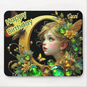 SUZI ~ Green Eyed Fairy ~ Mousepad