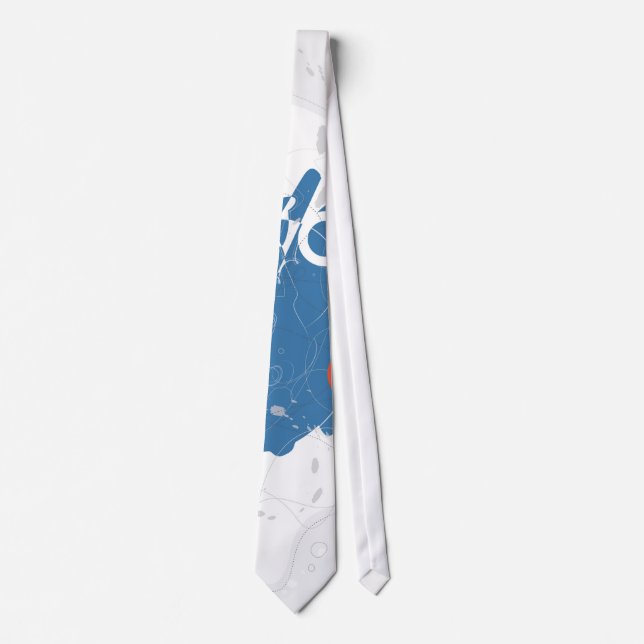 Suzukigo Modern Abstract Tie (Front)