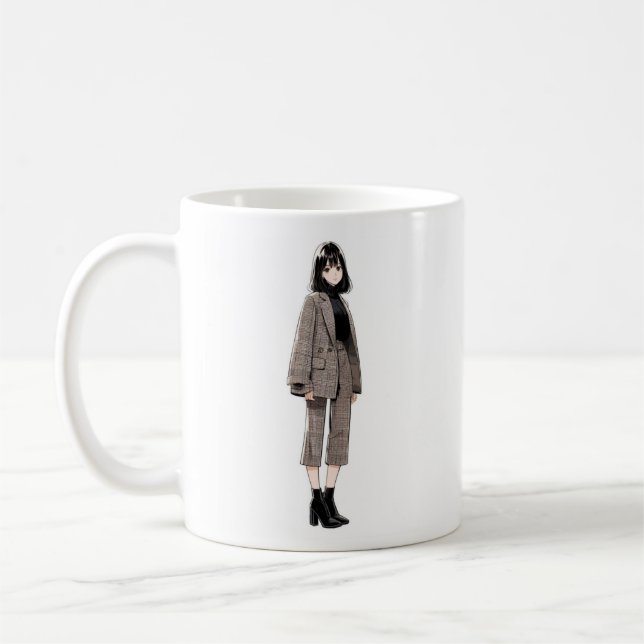 Suzuran hina coffee mug (Left)