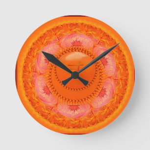 Svādhishthāna Chakra Clock Orange