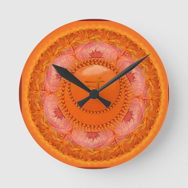 Svādhishthāna Chakra Clock Orange (Front)