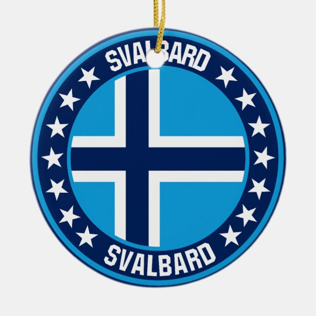 Svalbard                                           ceramic tree decoration (Front)