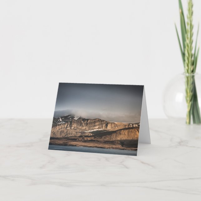 Svalbard Landscape Photo Card (Front)