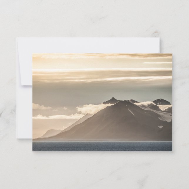Svalbard Landscape Photo Card (Front)