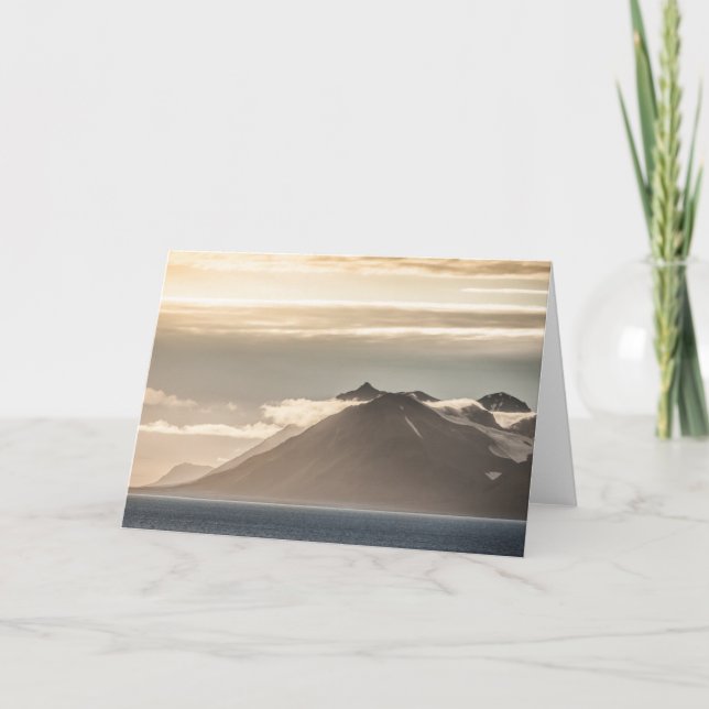 Svalbard Landscape Photo Card (Front)