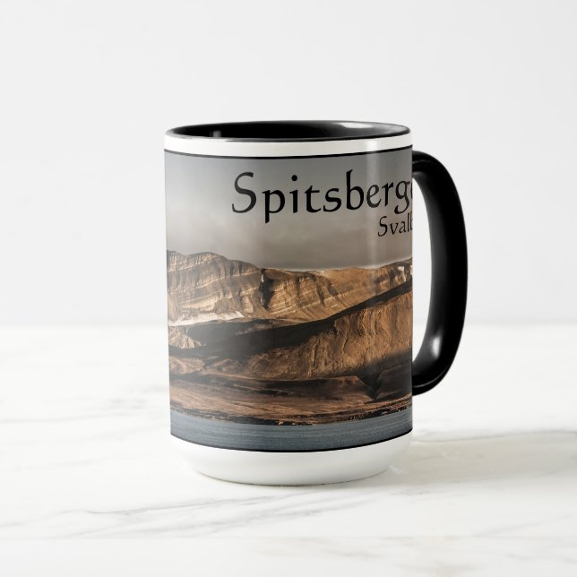 Svalbard Landscape Photo Mug (Front Right)