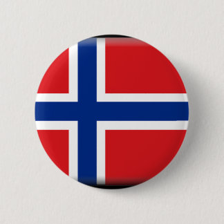Svalbard (Norway) Flag 6 Cm Round Badge