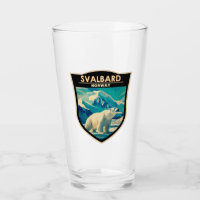 Svalbard Norway Polar Bear Travel Art Vintage