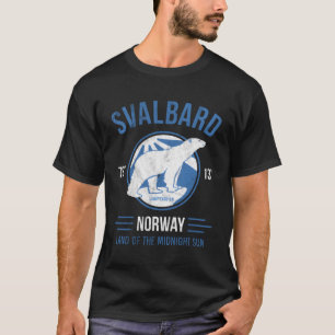 Svalbard Norway Polar Bears Longyearbyen Gif T-Shirt