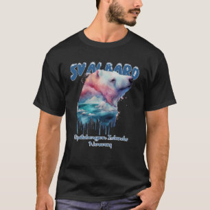Svalbard Norway Spitsbergen Polar Bear Northern Li T-Shirt