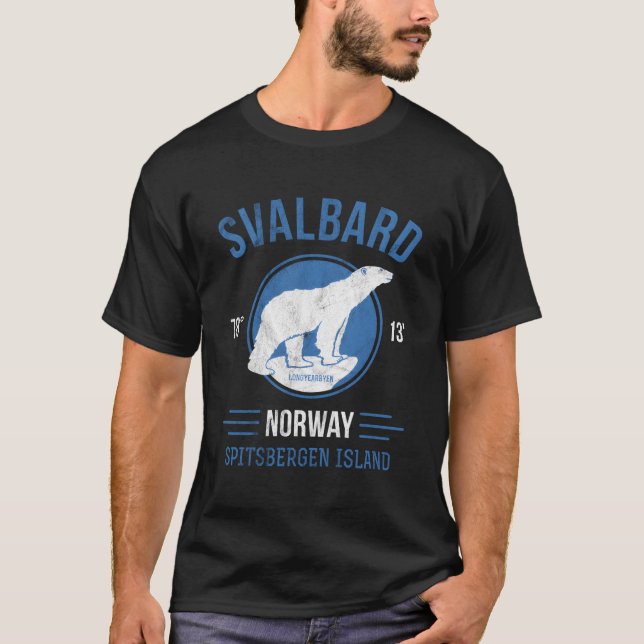 Svalbard Norway Sweater Polar Bear Longyearbyen Co (Front)