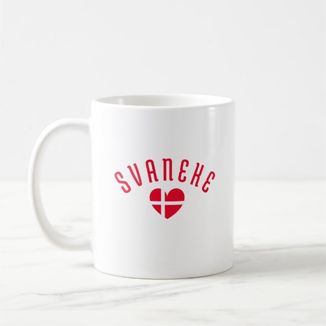 SVANEKE Denmark Heart Coffee Mug (Left)