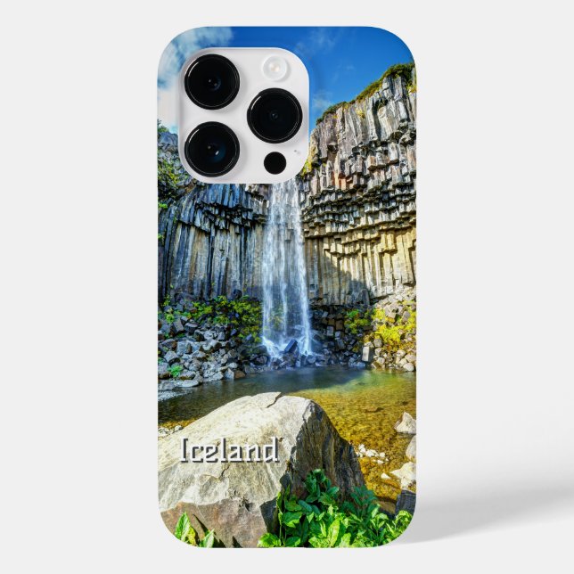 Svartifoss Waterfall, Iceland Case-Mate iPhone Case (Back)