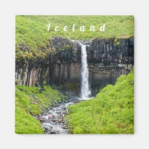 Svartifoss Waterfall in Skaftafell - Iceland Magnet