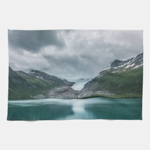 Svartisen Glacier Norway Tea Towel