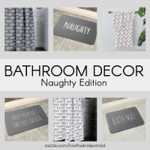 Naughty Bathroom Decor