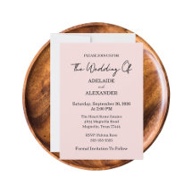 Modern Pink Blush Wedding Collection