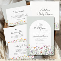 Gender Neutral Little Wildflower Baby Shower