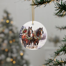 Horse Theme Ornaments