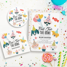 Bad Two the Bone Dogs & Cat Balloons 2nd Birthday